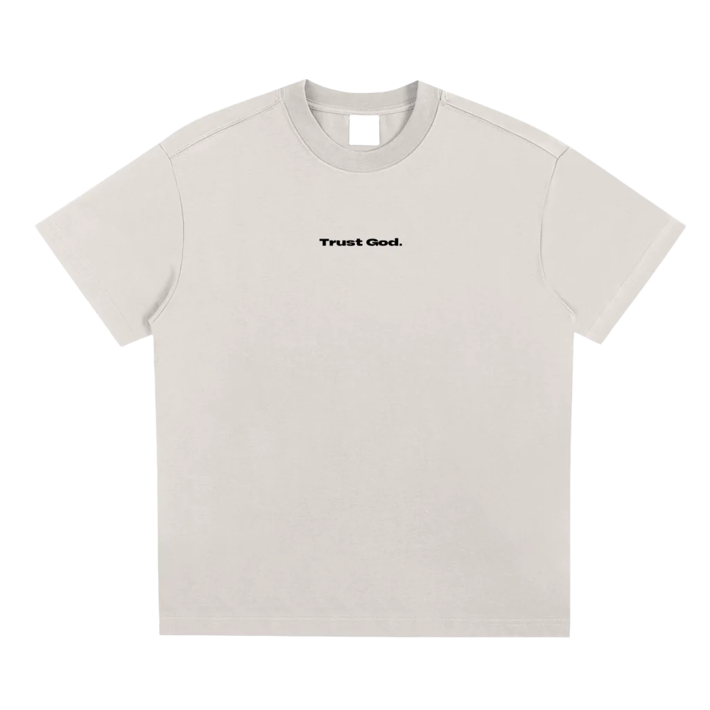 Trust God Tee - Sand