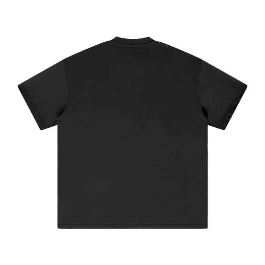 Trust God Oversized Tee - Black